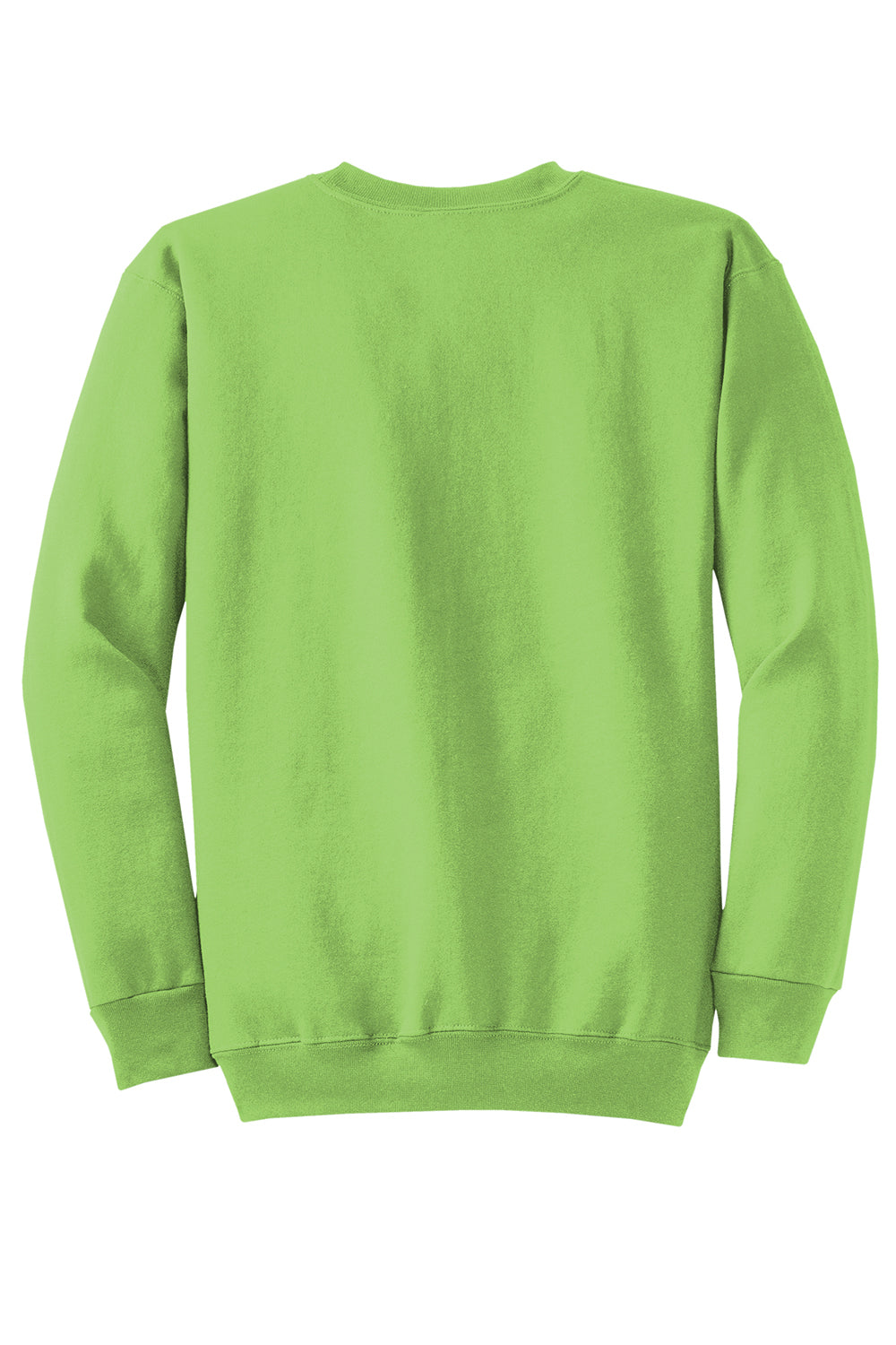 Mens Core Pill Resistant Fleece Crewneck Sweatshirt - Lime Green