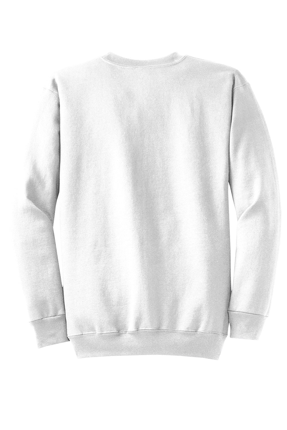 Mens Core Pill Resistant Fleece Crewneck Sweatshirt - White