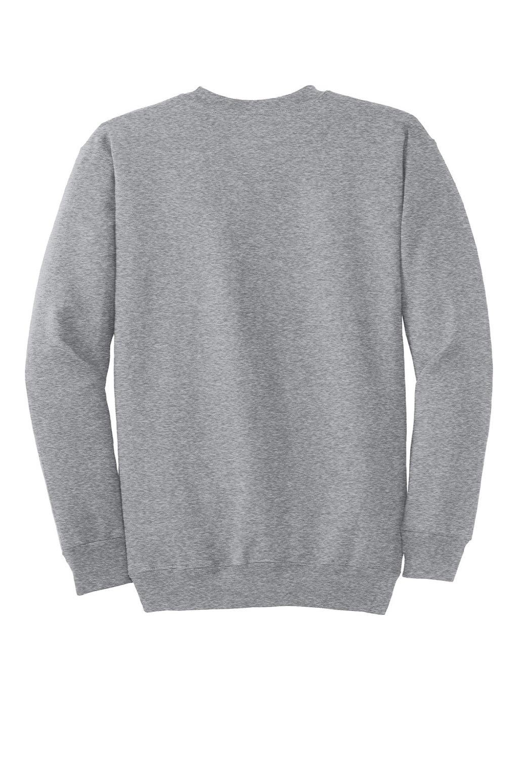 Mens Essential Pill Resistant Fleece Crewneck Sweatshirt - Heather Grey