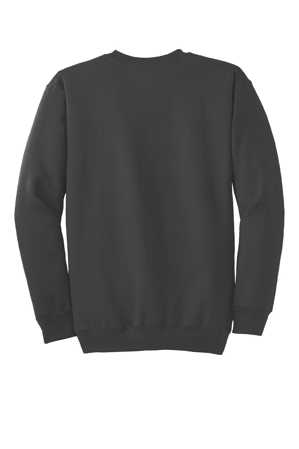 Mens Essential Pill Resistant Fleece Crewneck Sweatshirt - Charcoal Grey