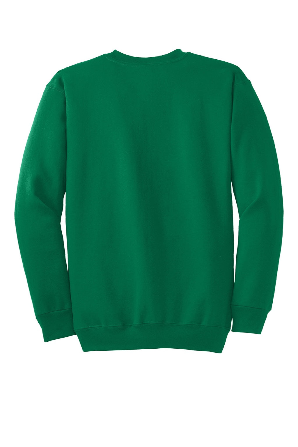 Mens Essential Pill Resistant Fleece Crewneck Sweatshirt - Kelly Green