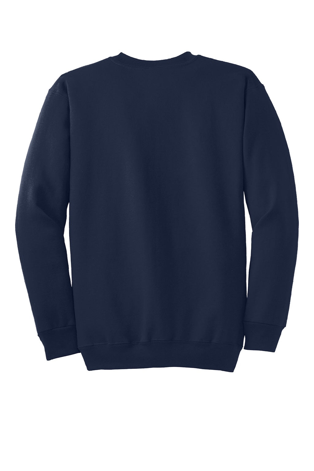Mens Essential Pill Resistant Fleece Crewneck Sweatshirt - Navy Blue