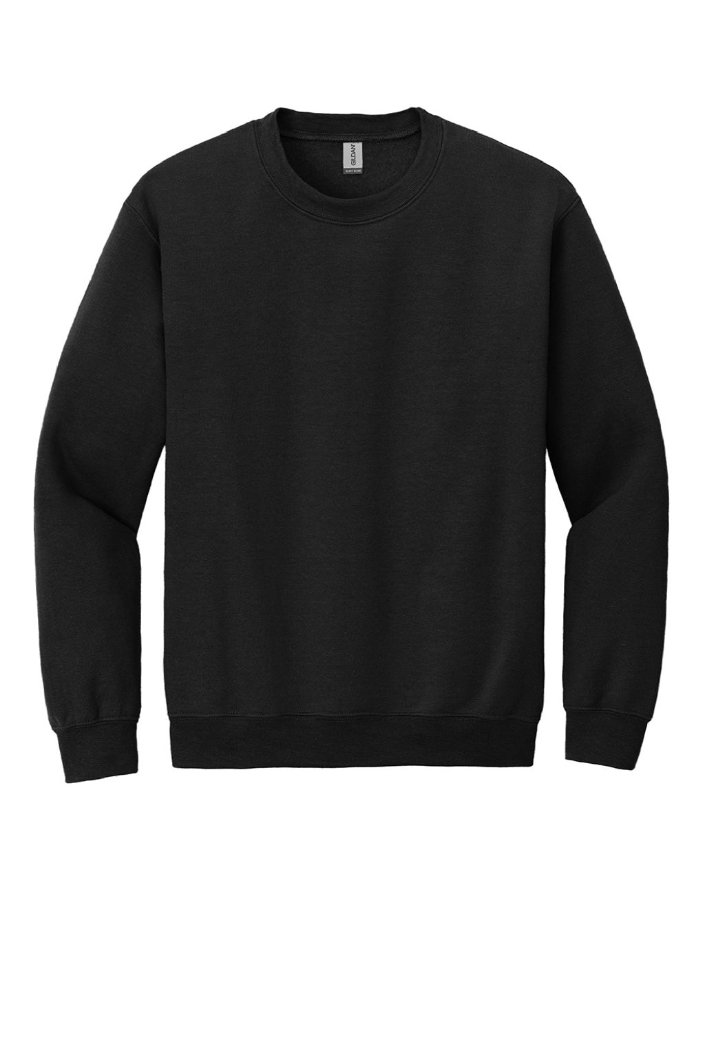 Gildan Mens Pill Resistant Fleece Crewneck Sweatshirt - Black