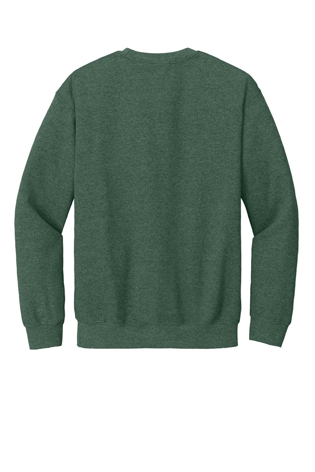 Gildan Mens Pill Resistant Fleece Crewneck Sweatshirt - Heather Dark Green