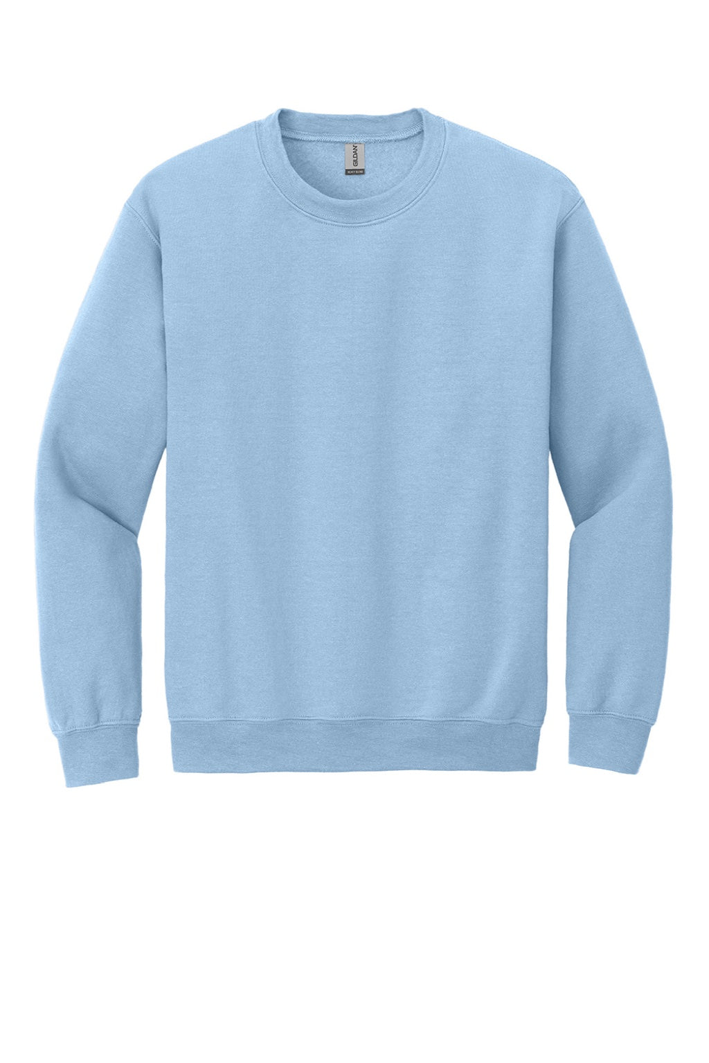 Gildan Mens Pill Resistant Fleece Crewneck Sweatshirt - Light Blue