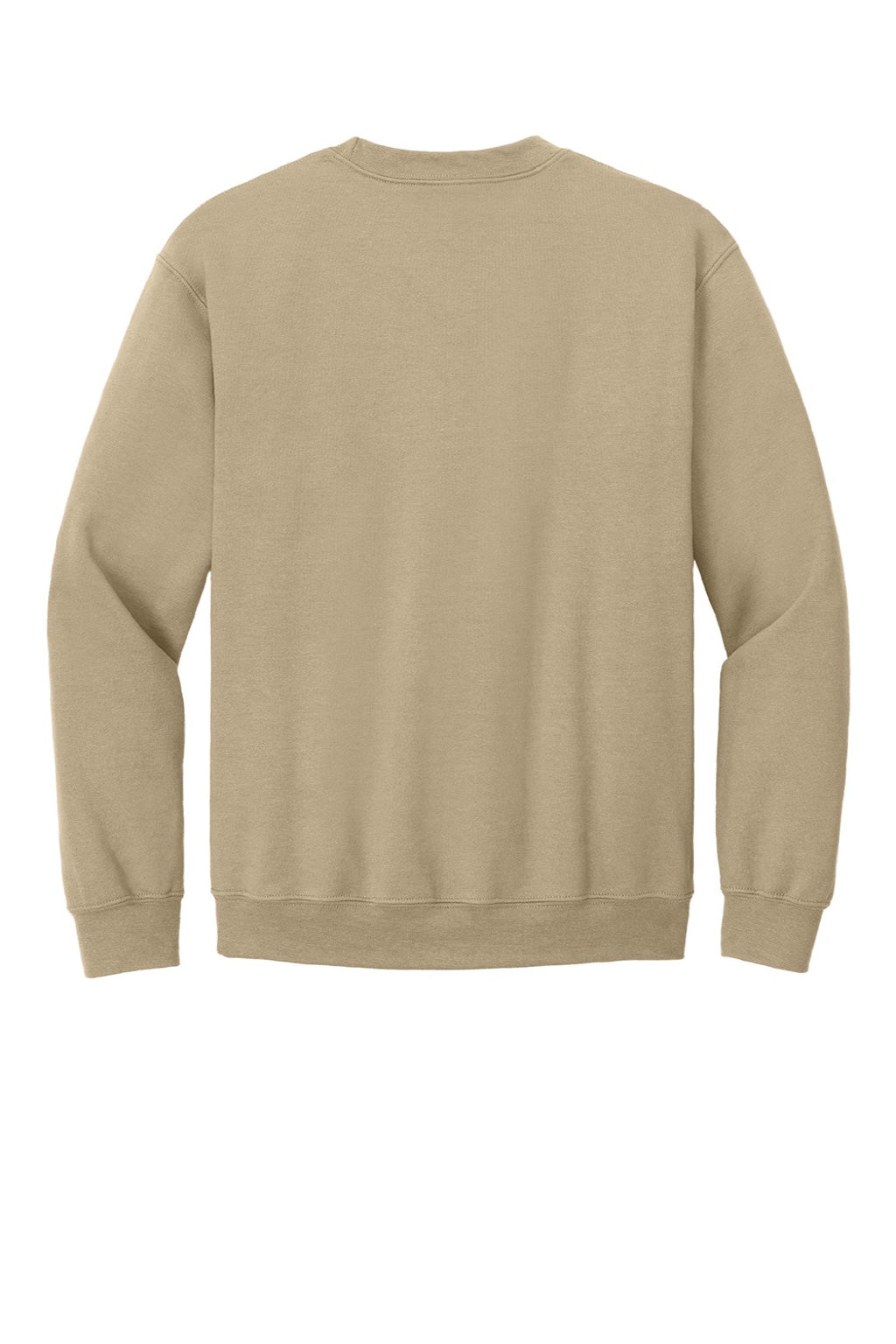 Gildan Mens Pill Resistant Fleece Crewneck Sweatshirt - Sand