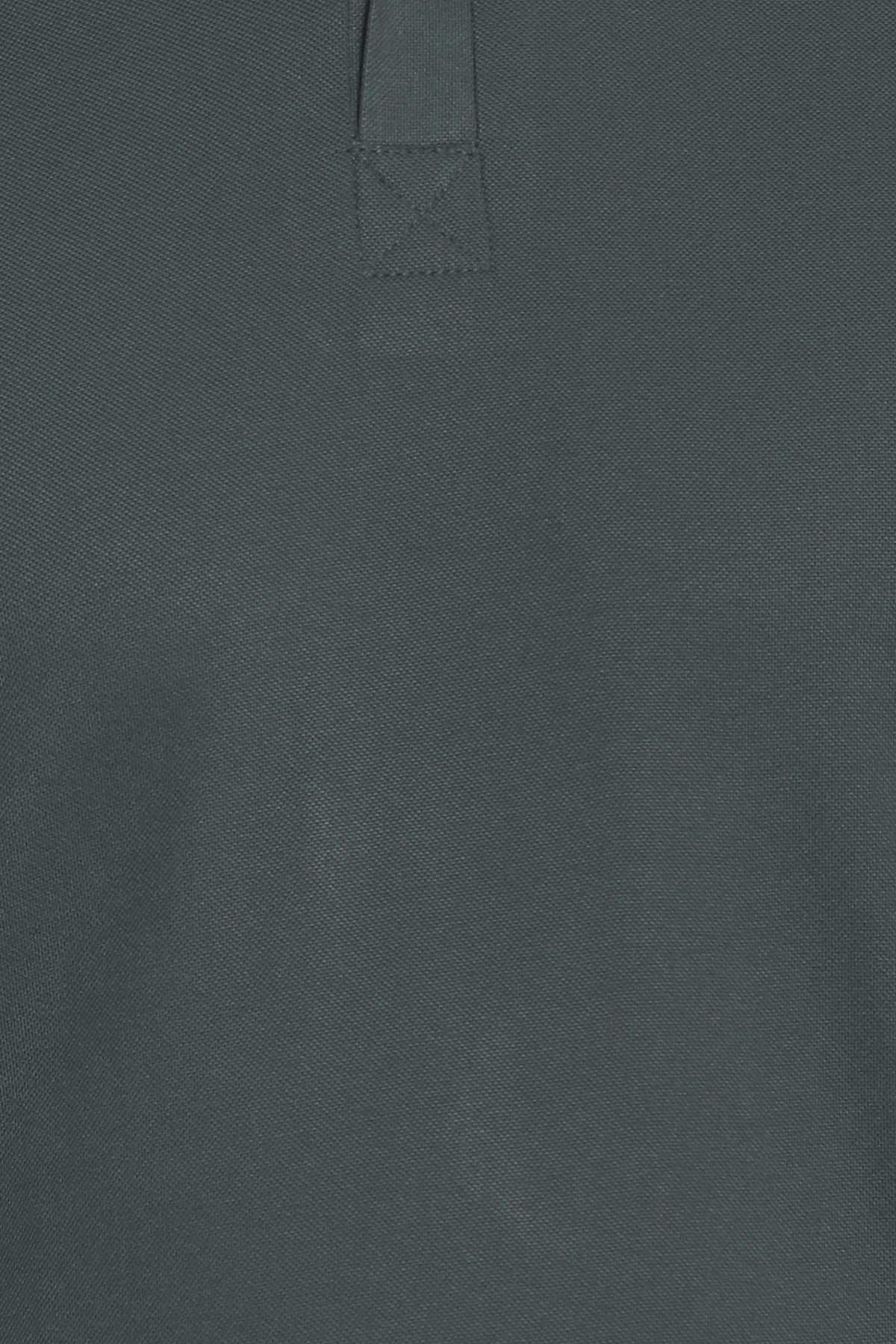 Dark Green Solid Men Polo Neck T-Shirt