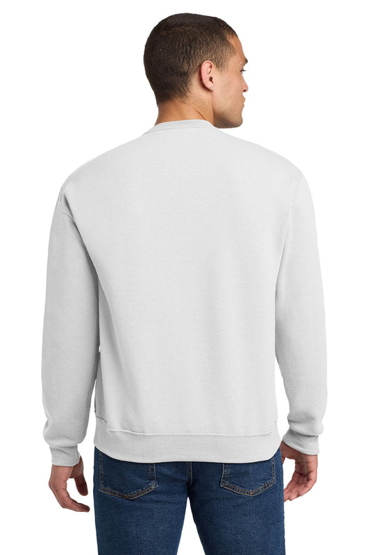 Jerzees Mens NuBlend Fleece Crewneck Sweatshirt - White