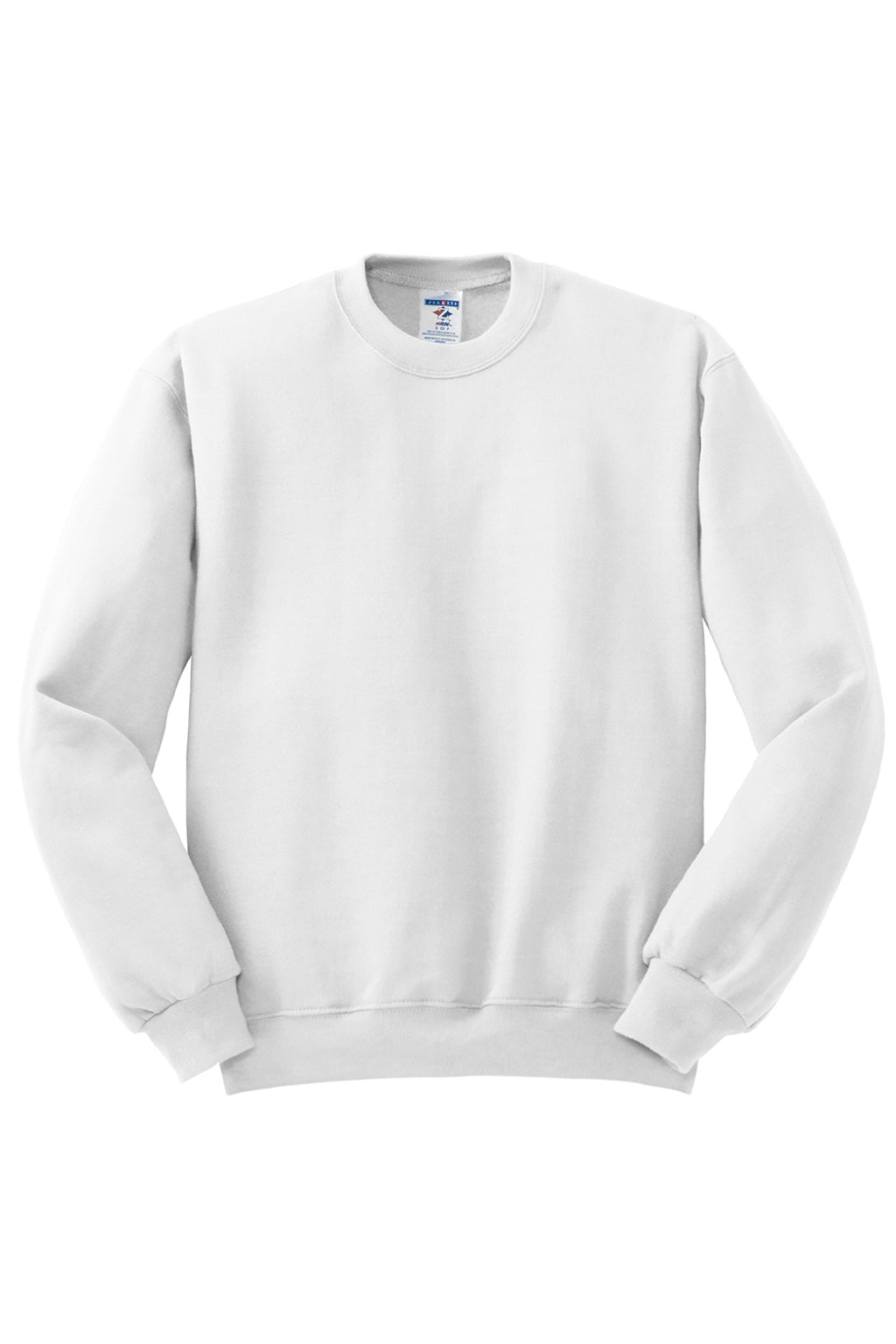 Jerzees Mens NuBlend Fleece Crewneck Sweatshirt - White