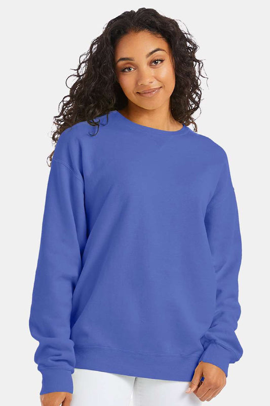 ComfortWash By Hanes Mens Crewneck Sweatshirt - Deep Forte Blue