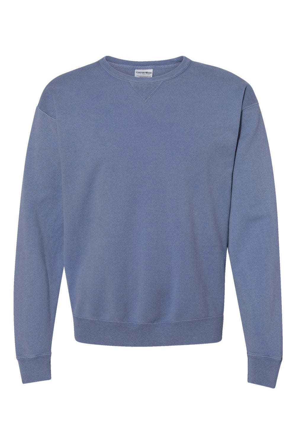 ComfortWash By Hanes Mens Crewneck Sweatshirt - Saltwater Blue