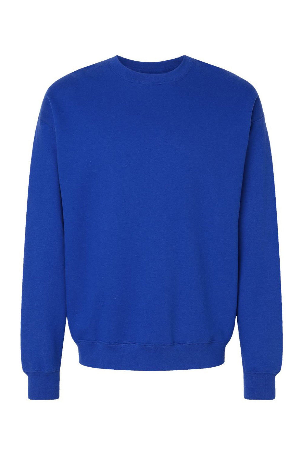 Hanes Mens Perfect Sweats Crewneck Sweatshirt - Deep Royal Blue