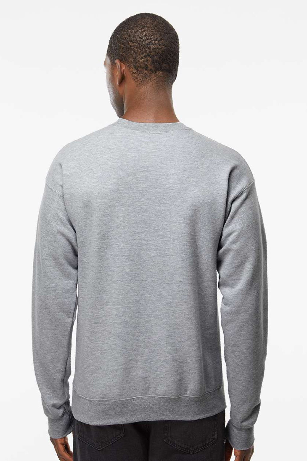 Hanes Mens Perfect Sweats Crewneck Sweatshirt - Light Steel Grey
