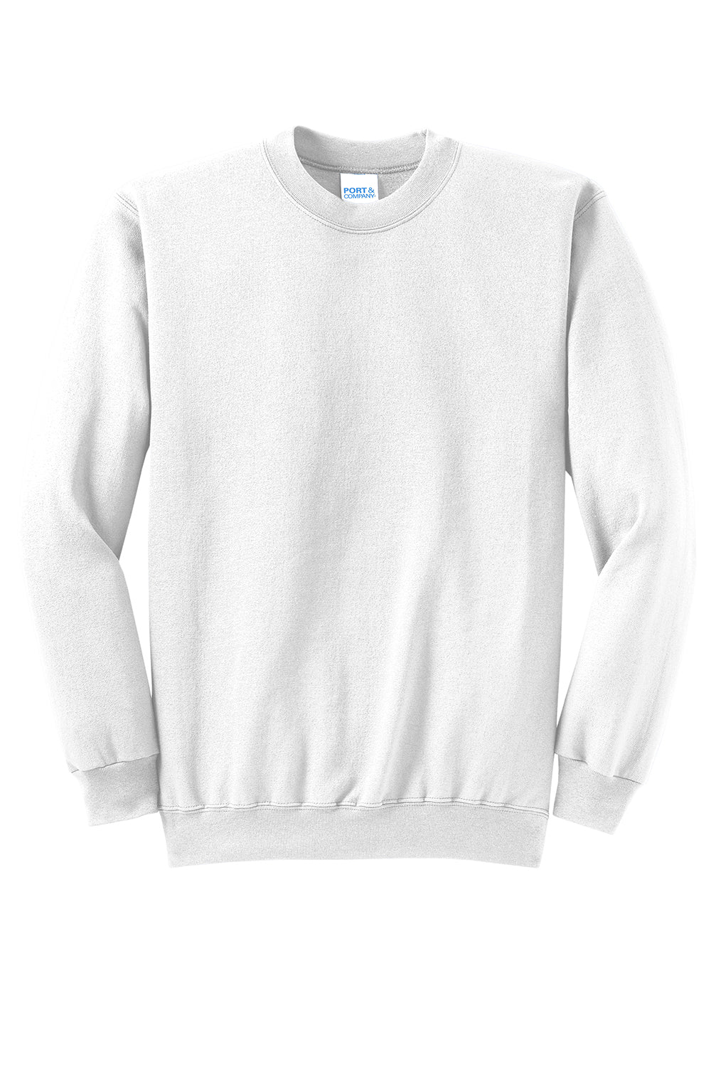 Mens Core Pill Resistant Fleece Crewneck Sweatshirt - White