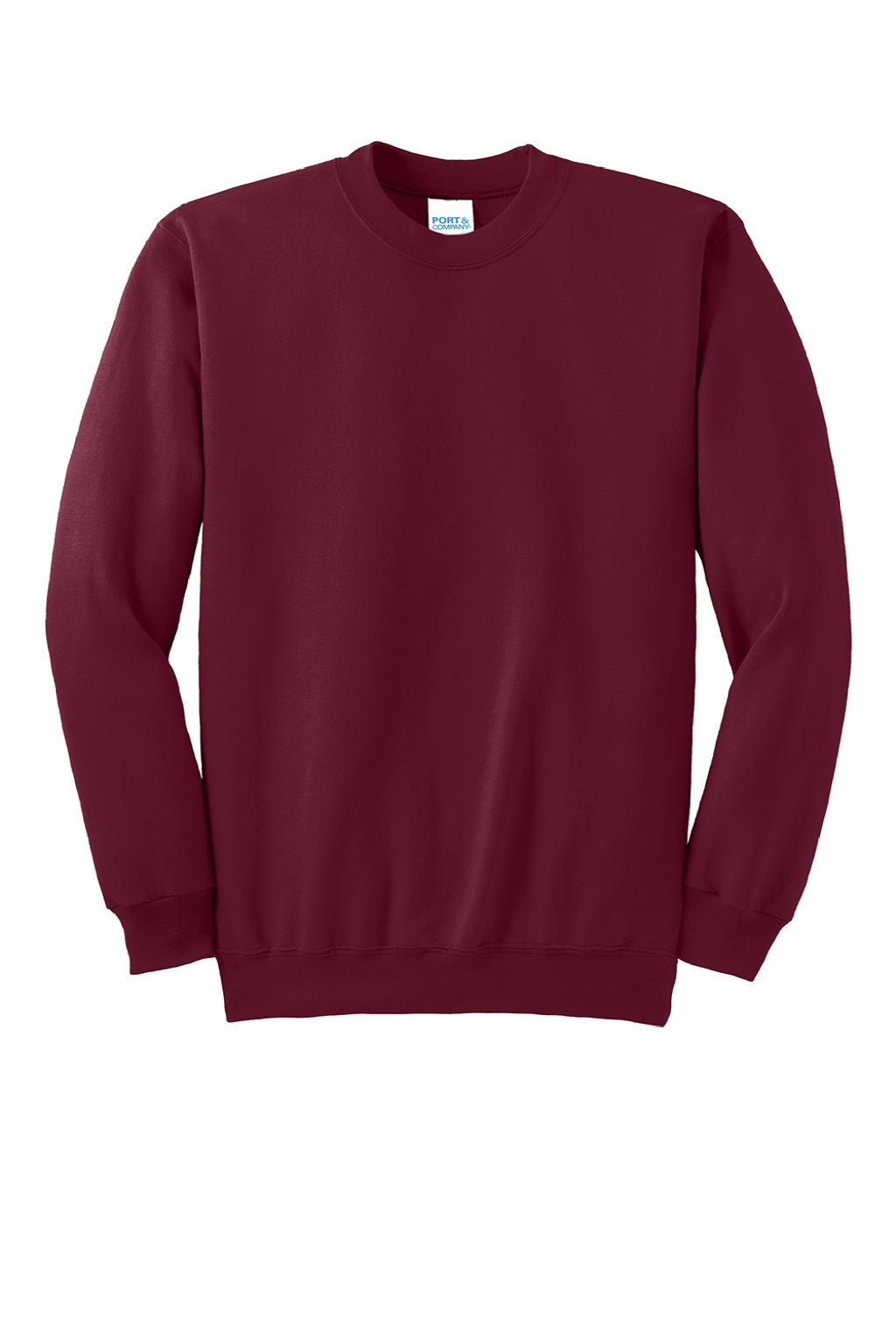 Mens Essential Pill Resistant Fleece Crewneck Sweatshirt - Cardinal Red