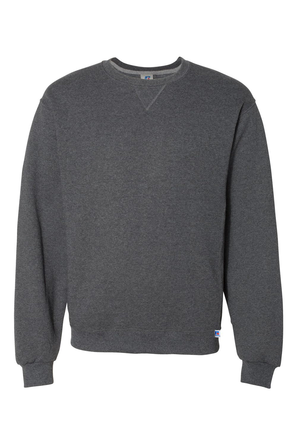 Russell Athletic Mens Dri-Power Moisture Wicking Crewneck Sweatshirt - Heather Black
